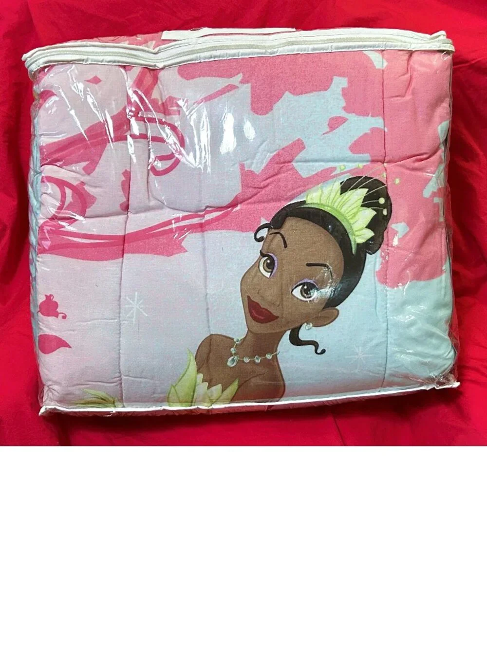 NEW~Twin size Comforter~Disney Princess Tiana & The Frog Jazz Orleans